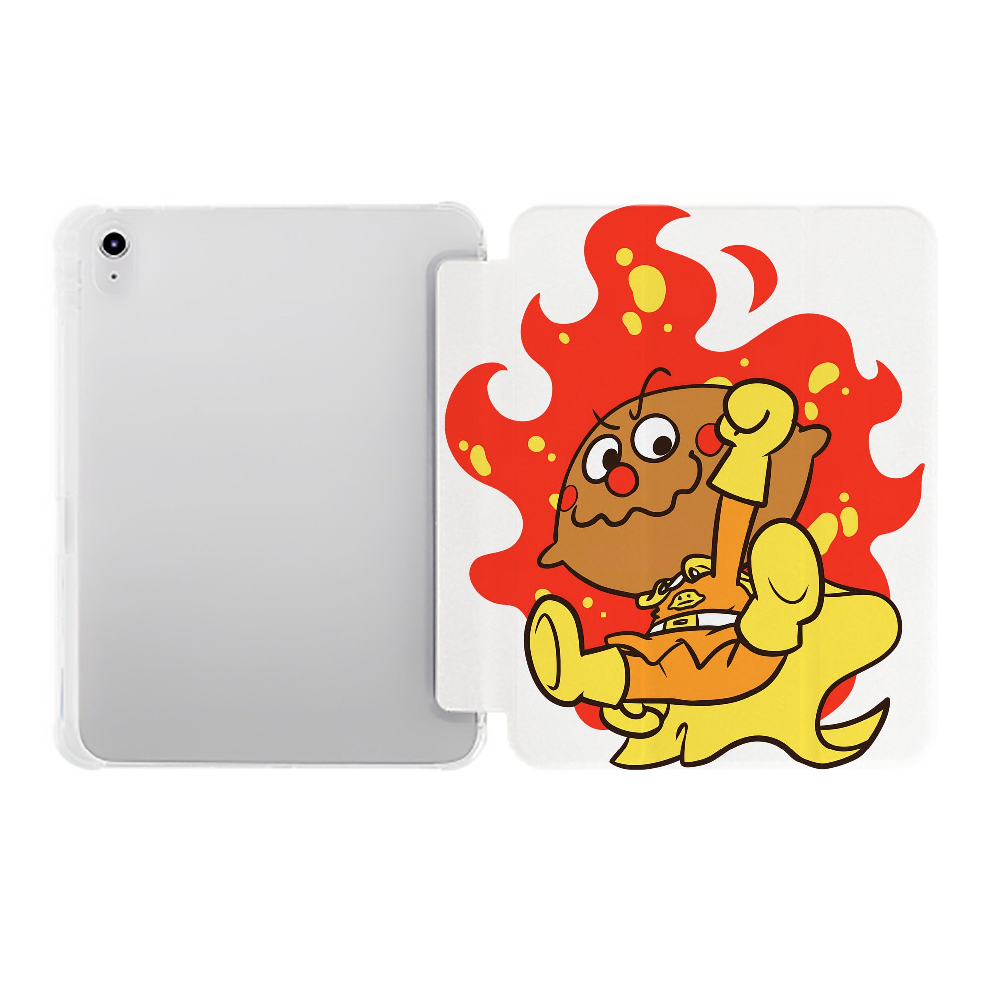 （画像用） アンパンマン Anpanman IPad ケース ペン収納付き 三つ折りスタンド PUレザー×シリコン 対応機種9.5/10.5/10.9インチ